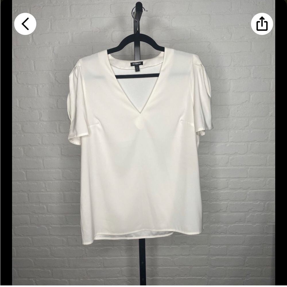 Express white blouse size M